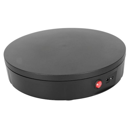 Moottoroitu pyörivä esittelyteline ammattikäyttöön, 220 lb kantavuus, 360 astetta sähköinen pyörivä alusta kaukosäätimellä, 100?240V EU-pistoke - 