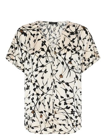 Floretbbphina Blouse White Bruuns Bazaar