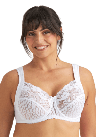 Miss Mary of Sweden Jacquard & Lace Bh Dam Vit E95