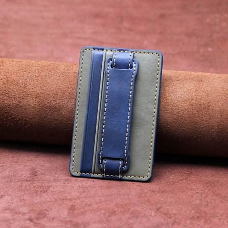 2ST Telefonkortshållare Mobiltelefonficka GRÅ - high quality