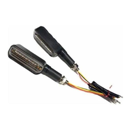 2 kpl 12V Moottoripyörän LED-vilkkuvalo Virtaava Merkkivalo Universaali Muokkaukseen