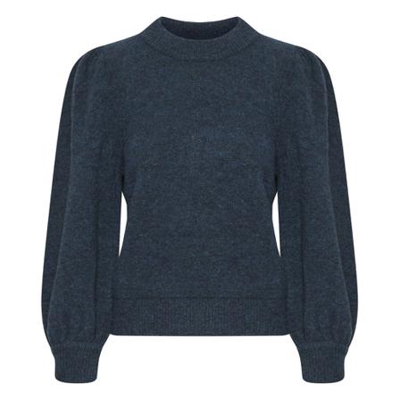 Gestuz - Stickade Tröjor & Koftor - Blå - Dam - Storlek: Xl, Dam, Storlek: XL