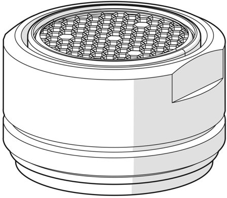 Oras 1006601V-33 Strålsamlare utv gänga M24x1,0, Badrum