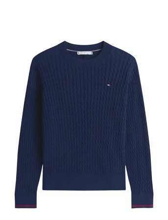 Tommy Hilfiger | Co Cable Fine Gg C-Nk Ls Sweater | L