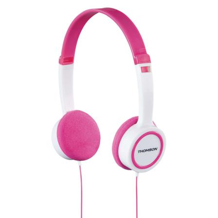 Thomson Hörlur Hed1105 On-ear Rosa För Barn 85db