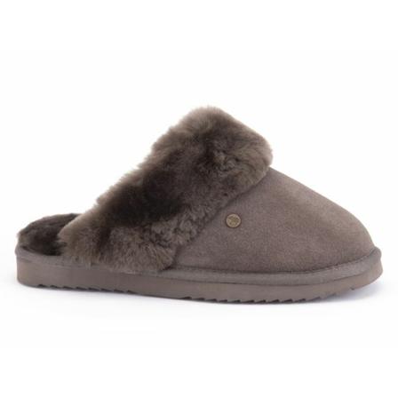 Warmbat, Flurry Pantoffels Groen, Dames, Maat:39 EU