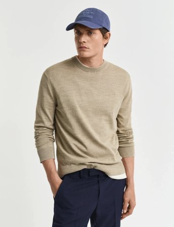 GANT Sunfaded C-Neck - Beige - S