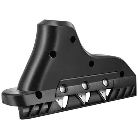 Tripelvinkelhøvl, gipshøvl med affasning, 3 trapezformede blade 52/0,50 mm - 45° affasning i én arbejdsgang