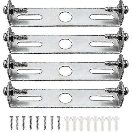 [CA] 4-pakning Takplate Feste Taklampe 90mm Jordet Med Skruer Oppheng Tak Pendel Li