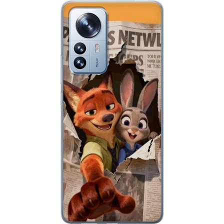 Kompatibelt Mobilskal till Xiaomi Xiaomi 12 Pro Zootopia Disney-film äventyr djur stad