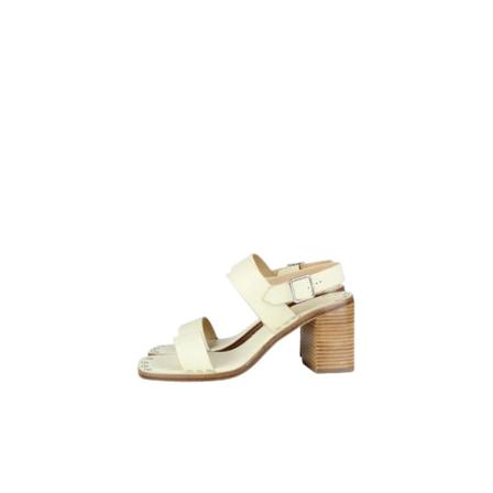 Jil Sander Pre-owned, Pre-owned Leatherheels Beige, Dames, Maat:37 EU,leder