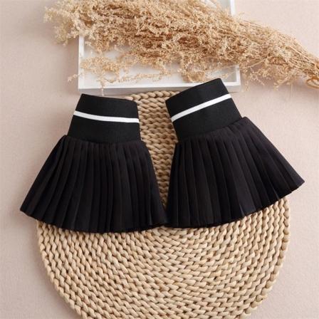 1Pair Fake Sleeve Irrotettavat hihansuut MUSTA black