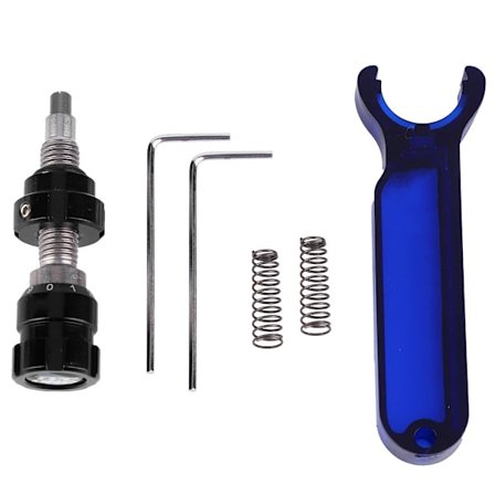 Rustfrit buebue til bueskydning i rustfrit stål (sort)