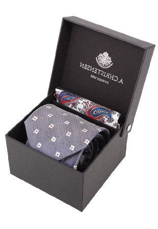 Amanda Christensen Tie & Pocket Square Accessoarer Herr Blå ONESIZE