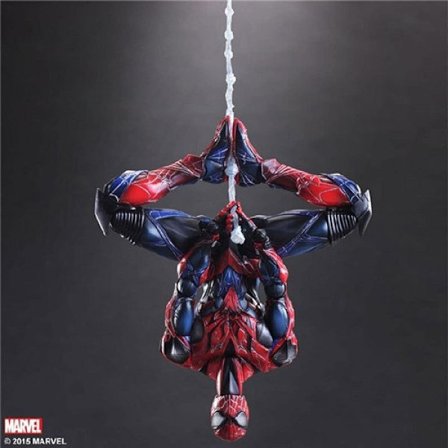 Play Arts Spiderman Supersankari Spider Man: Homecoming Action-hahmo Lelulelu 28 cm KLB