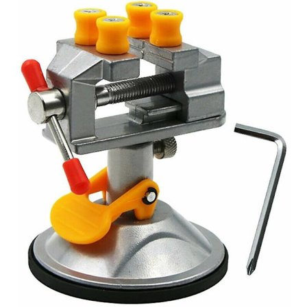 Suction Mini Vise Vice 360 ​​Graders Roterende Lille Vise Mini Valnød Ing