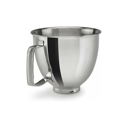 KitchenAid Mikseskål i Rustfritt Stål Kaishanyi Chef Maskin Tilbehør K5THSBP for 5QT med Håndtak