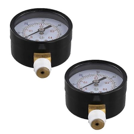 2 stk. ECX270861 Filtermanometer til Hayward Pro Series Sandfilter Model 1/4 tomme NPT Poolmanometer