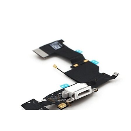 iPhone 5s laddkontakt, hörlursuttag och mikrofon (VIT)