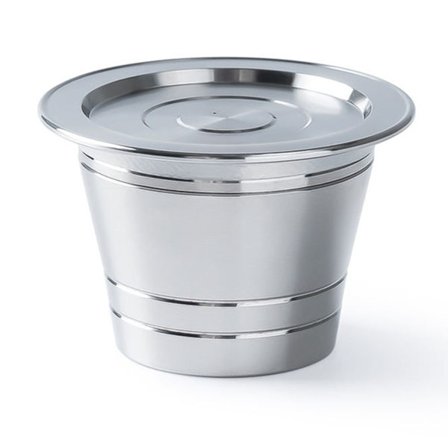 Gjenfyllbar og gjenbrukbar kaffekapsel - Rustfritt stål, lett å rengjøre, finmasket kaffemaskintilbehør for kaffelaging