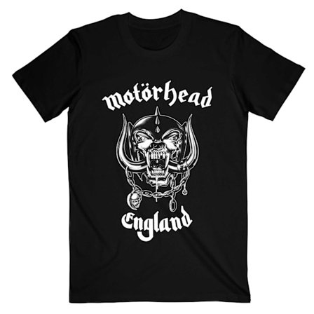 Motorhead Barn T-shirt för barn/barn England 11-12 år Svart