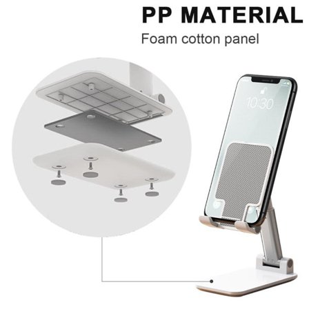 IC Telefonställ för skrivbord, hopfällbar bärbar justerbar surfplatta