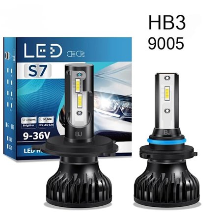S7 25w HB3 9005 Led kit 3000 lumen CSP 1860 chip 6000k