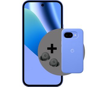 Google-Pixel 10a 128G Lavender + Pixel 10a Case Lavender + Pixel Buds 2a - Hazel-Google Pixel 10a med deksel og Buds 2a-Google Pixel