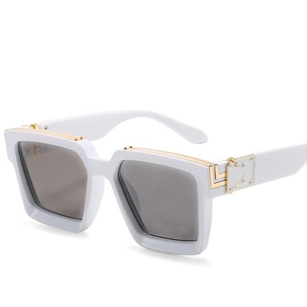 HW 86229 Ylellinen brändisuunnittelija sävyt Punk Rock tyyli Mukautettu Ylisuuri Paksu Iso kehys Aurinkolasit Miljonääri Aurinkolasit Miehet