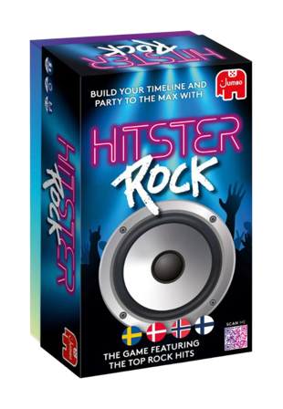 HITSTER Rock - nordisk utgåva Spel Unisex Flerfärgad 8x12x21