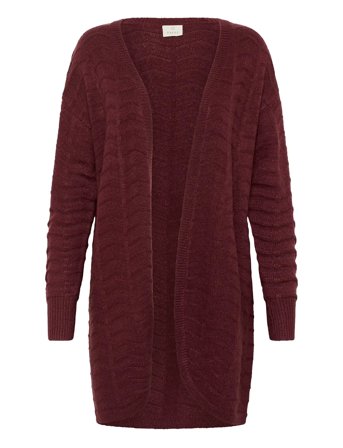 Kaemria Knit Cardigan Burgundy Kaffe