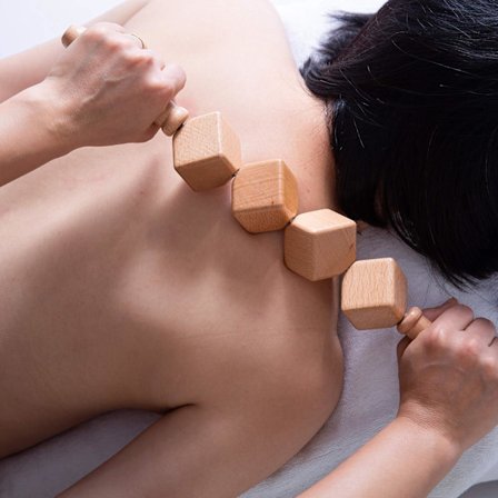 Træterapi Rulle Værktøj Massage Rulle Terning Massager Maderoterapi Lymfedrænage Padle