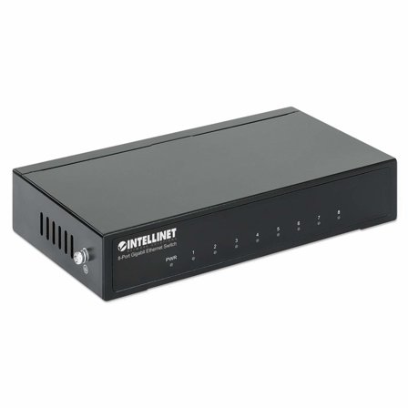 INTELLINET switch 8x10/100/1000 Gigabit, Metal