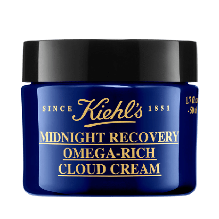 Kiehls Midnight Recovery Omega-Rich Cloud Cream Night Dagcreme Unisex 50 ML