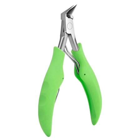 Praktisk Negleklipper Indgroet Tånegl Klipper Død Hud Fjerner Rustfrit Stål Fingernegl Klipper til Tykke Negle Grøn