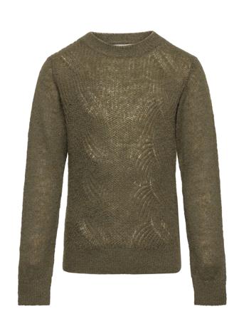 Pullover Knit Khaki Creamie