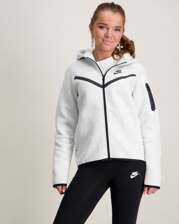 Nike G NSW TCH FLC HD FZ LS - PD Noir Sweats à capuche Fille - Kids Brand Store