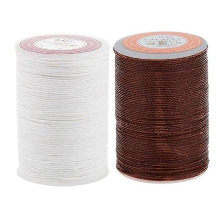 2 st Färgglada Vaxade Lintrådar Spolar för Symaskin Och Hand