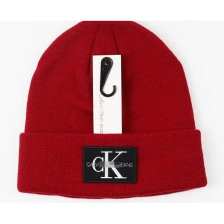 Stickad Cap, Kall Cap, Enfärgad, Varm Och Förtjockad