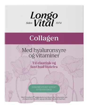 Longo Vital Collagen med hyaluronsyre og vitaminer 30 stk., Helse & Madvarer, Kollagen, Kollagenpiller