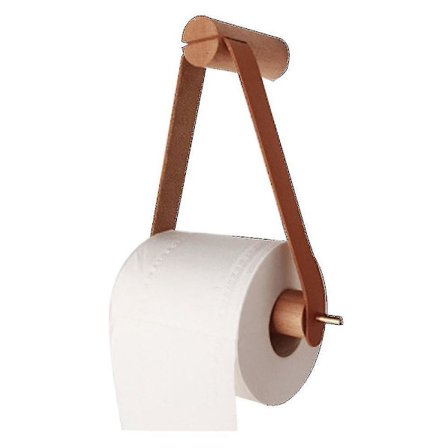 Toiletpapirholder i træ