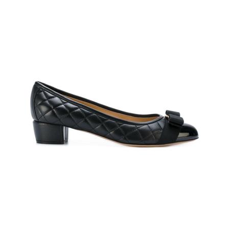 Salvatore Ferragamo, Shoes With Heel Czarny, Kobieta, Rozmiar: 35 EU