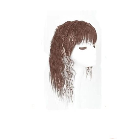 Brunt hår hodebånd LYSEBRUN