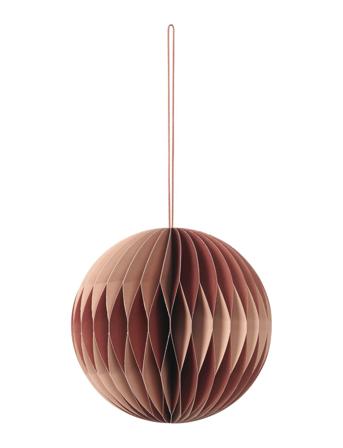 Deko 'Ball' Home Decoration Christmas Decoration Christmas Baubles & Tree Accessories Lyserød Broste Copenhagen