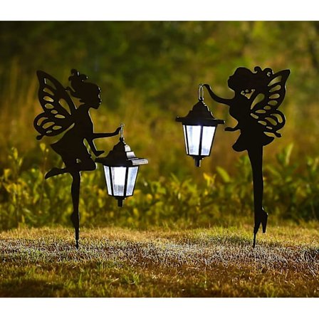 Metall Fe Solcellelys Utendørs Dekor Metall Fe Hage St