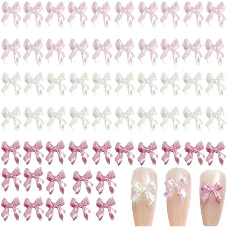 60 st Nageldekorationer med Rosett, Nageldekorationer med Rosett, Nageldekorationer med Rosett, Nageldekoration, Smycken