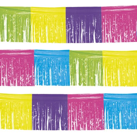 Strimlet Guirlande Flerfarvet