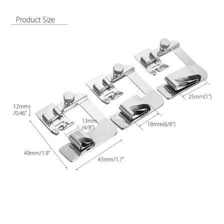 Ompelukoneen jalka Paininjalka 3 KPL SET 3 KPL SET