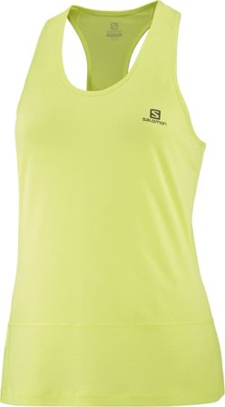 Salomon Women's Cross Run Tank Women Short sleeved fitness sweater Yellow S
