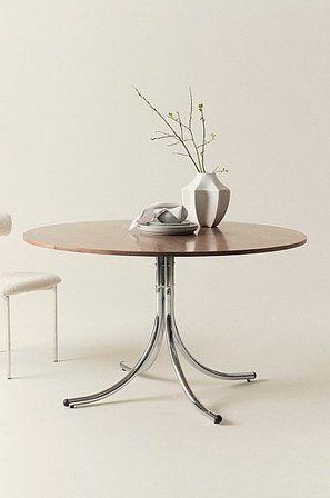 Jotex - Ruokapöytä, Halkaisija 130 Cm Pähkinä Pähkinä - CHIPLEY - Osta Ruokapöydät Jotex